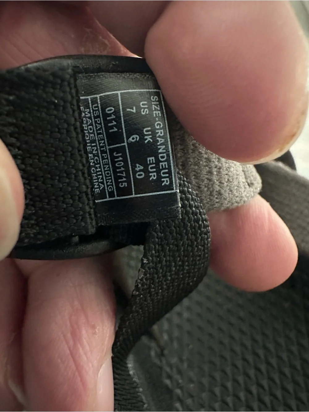 Chaco Men's Gray Webbing Strap Sandals